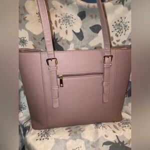 LOVEVOOK Pale Pink Tote with Adjustable Straps